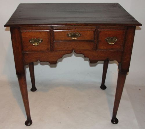 Georgian Oak Lowboy. Circa 1740