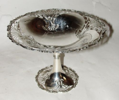 Art Nouveau Solid Silver Tazza. 1913