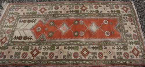 Antique Turkish Milas Rug. Circa 1925