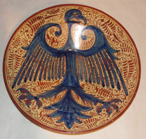 Large 18th. Century Hispano Moresque Dish. Circa 1750