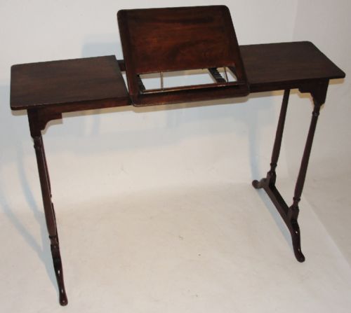 Georgian Style Mahogany Reading Table. Circa 1890