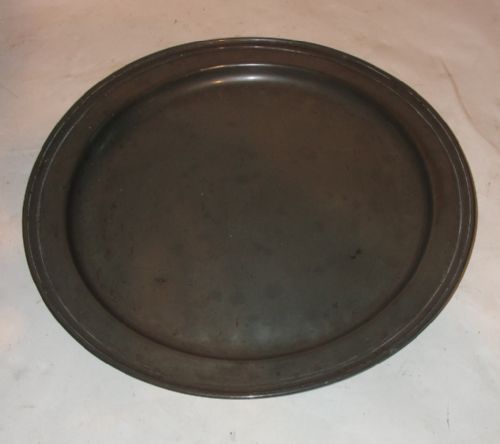 Georgian Pewter Dish. Circa 1820