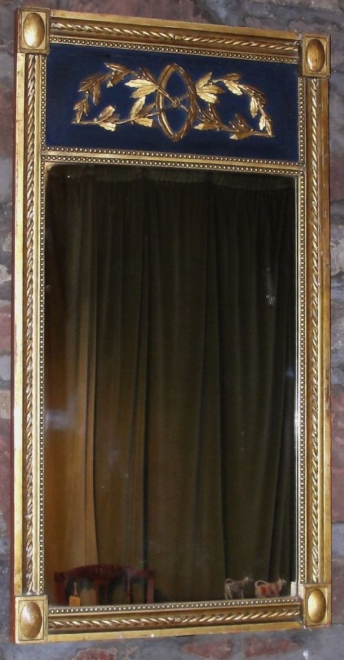 Louis Xvi Carved Giltwood Mirror. Circa 1780