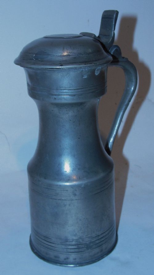 Scottish Georgian Pewter Small 'Tappit Hen'. Circa 1780