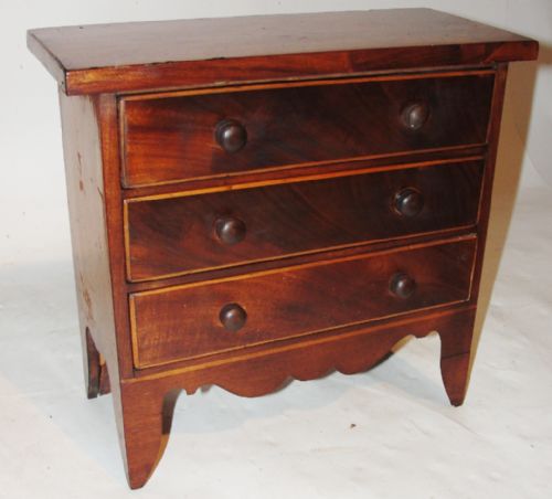 Georgian Miniature Chest of Drawers. Circa 1820