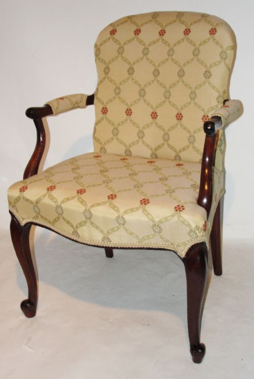 Georgian Hepplewhite Salon Arm Chair. Circa 1785
