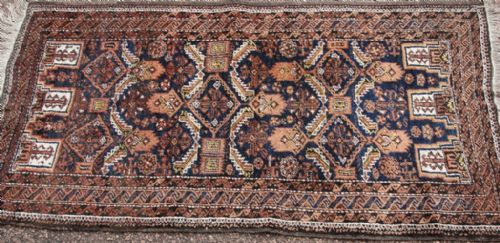 Antique Persian Balouche Rug. Circa 1920