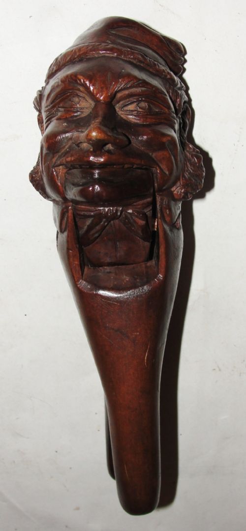 Victorian Carved Fruitwood Nutcracker. Circa 1870