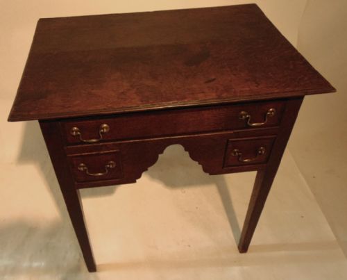 Georgian Welsh Oak Lowboy. Circa 1770