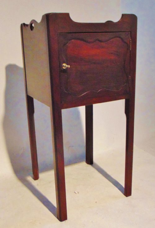 Georgian Mahogany Bedside Cabinet, Circa 1800
