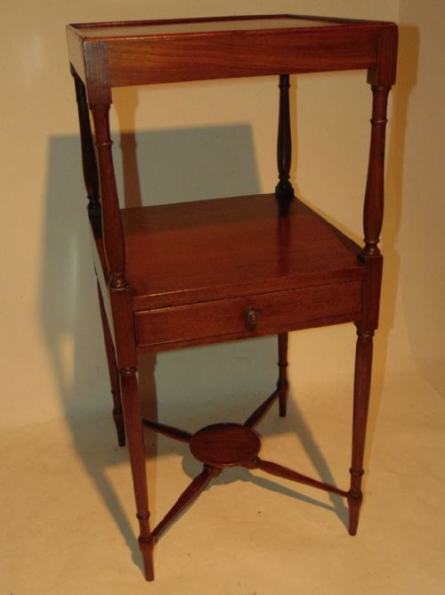 Georgian Mahogany Bedside Table. Circa 1820
