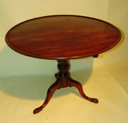 Large Georgian Mahogany Tripod Table. Circa 1770