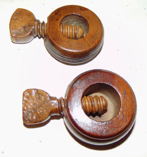 Two Georgian Ring Nutcrackers. Circa 1820