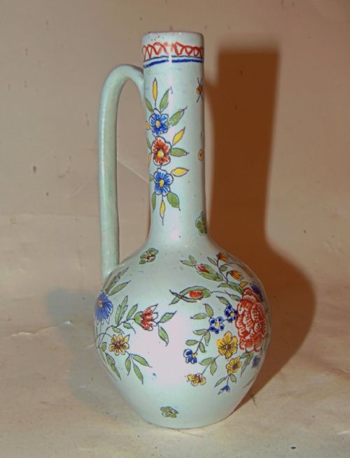 18th. Century French Faience Tall Bottle. Circa 1770