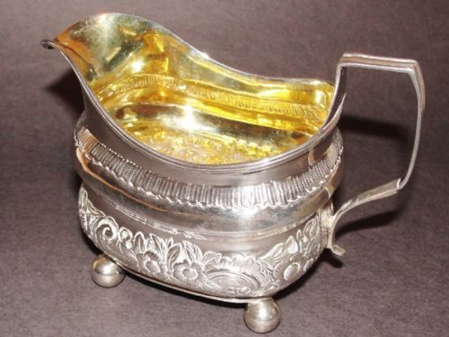 Georgian Silver Cream Jug. London 1812