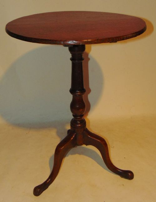 Georgian Oak Tripod Table. Circa 1780