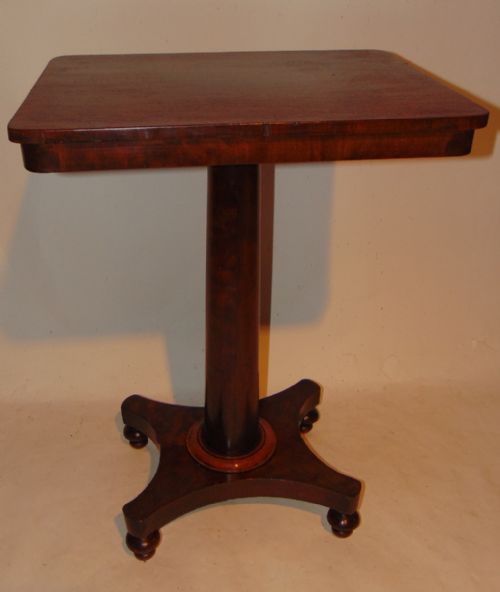 Scottish Regency Mahogany Pedestal Table. Circa 1825