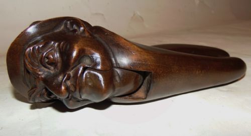 Victorian Carved Fruitwood Nutcrackers. Circa 1890