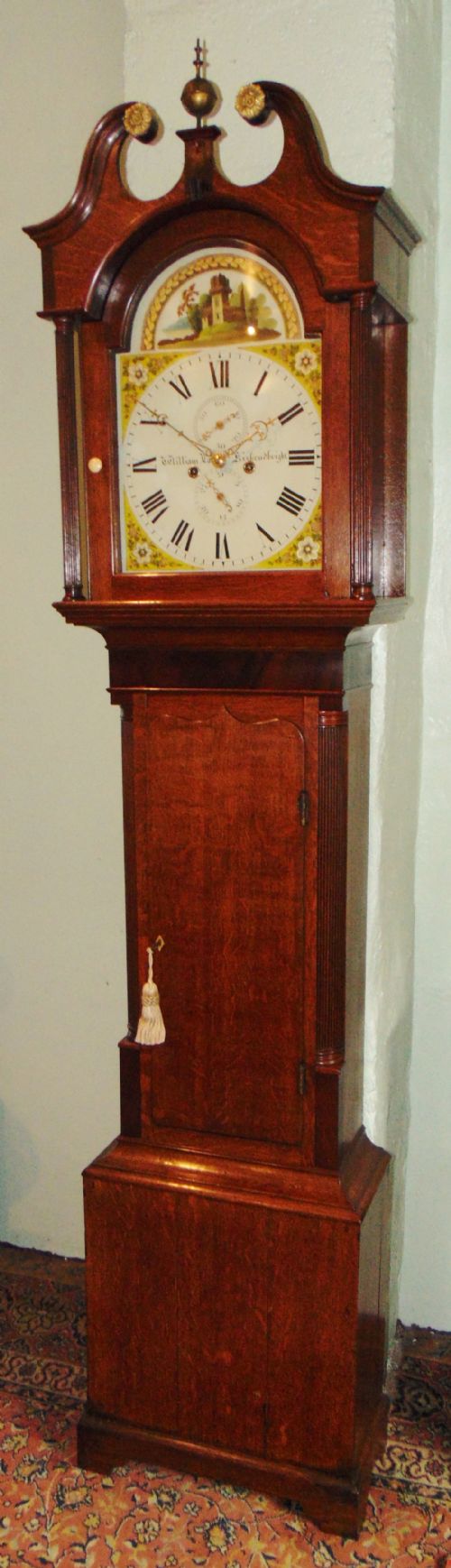 Scottish Georgian Oak Longcase Clock. Circa 1820