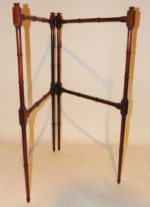 Georgian Mahogany Towel Rail. Circa 1790