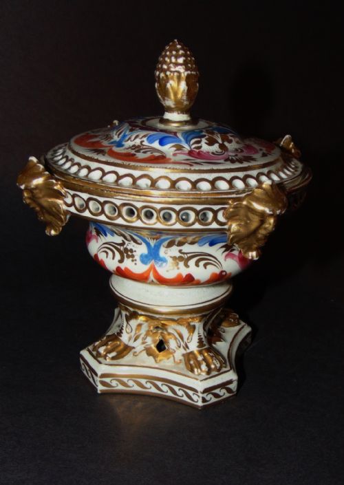 Georgian Derby Pastel Burner. Circa 1820