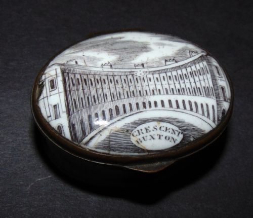 Georgian Battersea Enamel Patch Box. Circa 1770