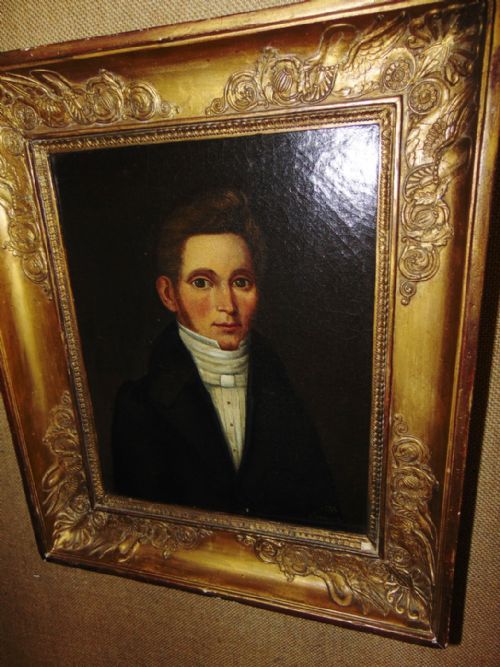 Portrait of Gentleman. Oil on Canvas. Dated 1833