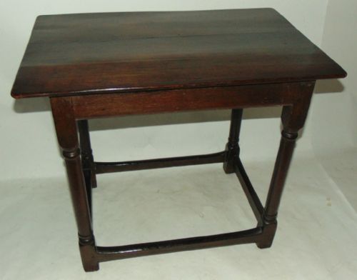 18th. Century Oak Side Table Circa 1730