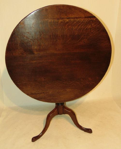 Georgian Oak Tripod Table. Circa 1770