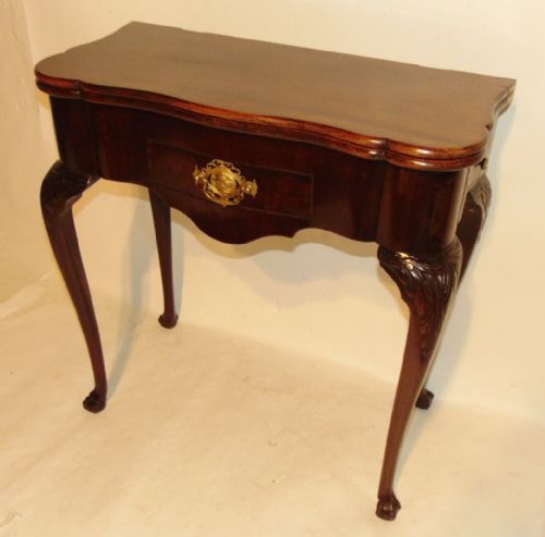 18th. Century Dutch Red Walnut Games Table. Circa 1750