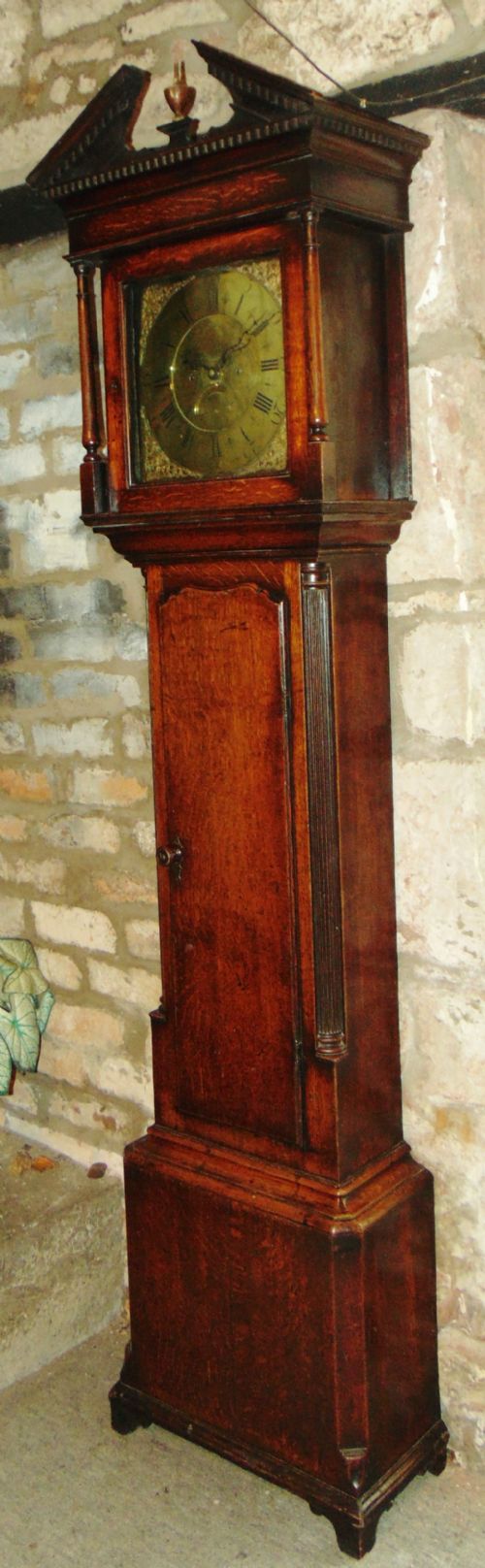 Georgian Oak Longcase Clock by Newby of Kendal. Circa 1770
