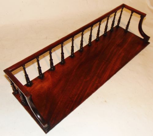 Georgian Mahogany Book Trough. Circa 1800