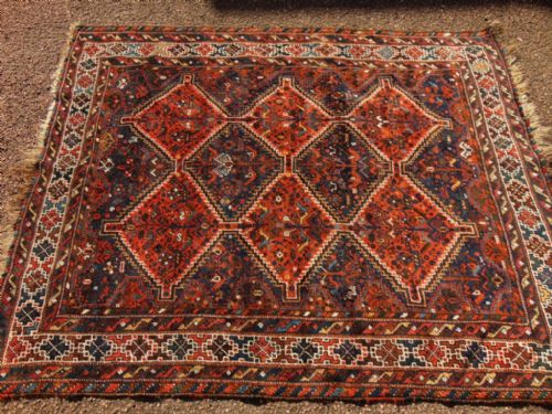 Antique Persian Shiraz Large Rug. Circa 1920