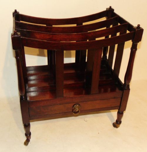 Georgian Mahogany Canterbury. Circa 1820