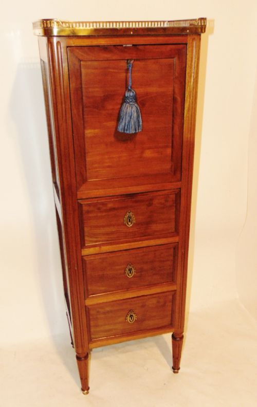 French Walnut Small Escritoire Circa 1870