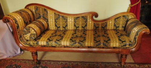 Regency Rosewood Settee. Circa 1825