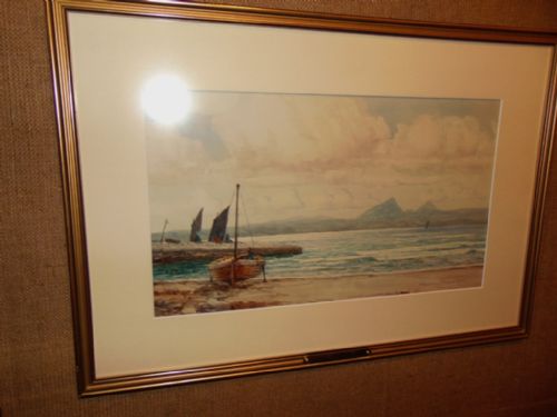 Victorian Watercolour W. Coast Scotland by Mcgregor Wilson Circa 1895