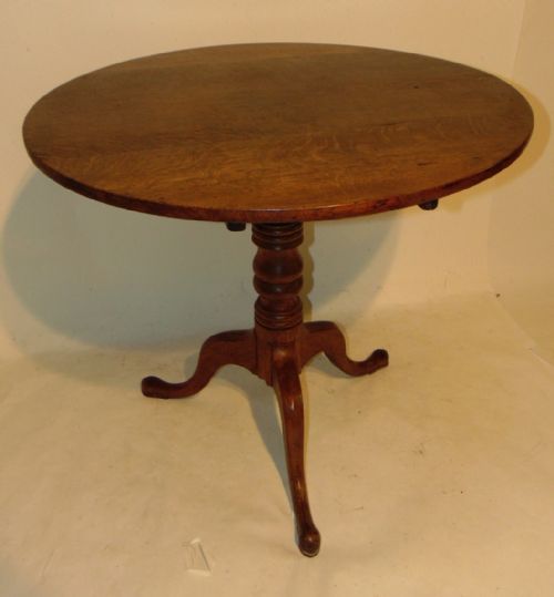 Georgian Oak Tripod Table Circa 1810