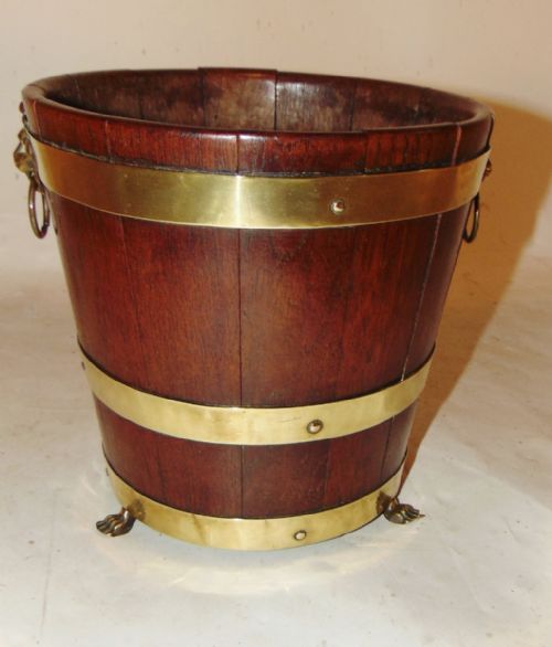 Georgian Mahogany Cachpot. Circa 1820