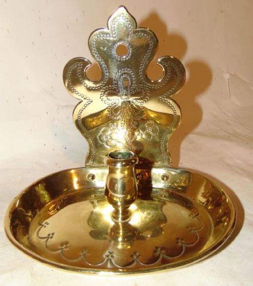 18th. Century Dutch Brass Wall Sconce Circa 1770