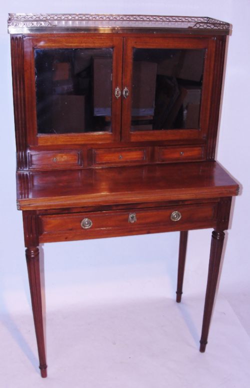 French Empire Mahogany Bon Heure Du Jour. Circa 1860