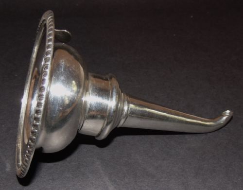 Silver Plated Wine Funnel. Circa 1840