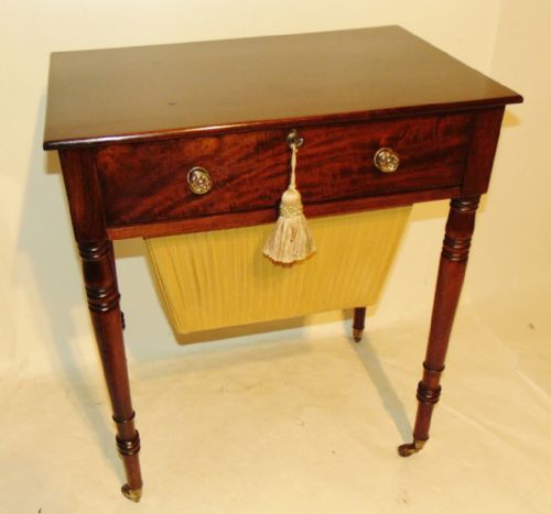 Georgian Mahogany Work Table Circa 1820