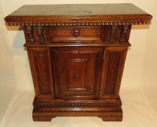Tuscan Walnut Side Cabinet. Circa 1680