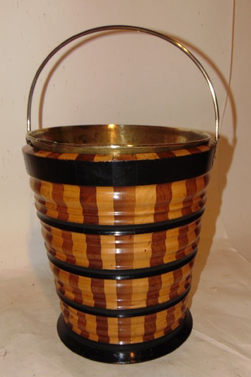 Dutch 'Stripy' Bucket. Circa 1810