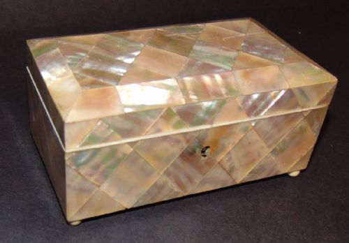 Victorian Mother of Pearl Jewel Box. Circa 1860