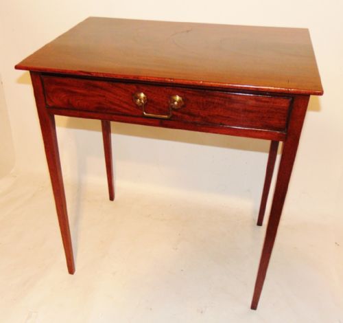 Small Georgian Mahogany Side Table. Circa 1790