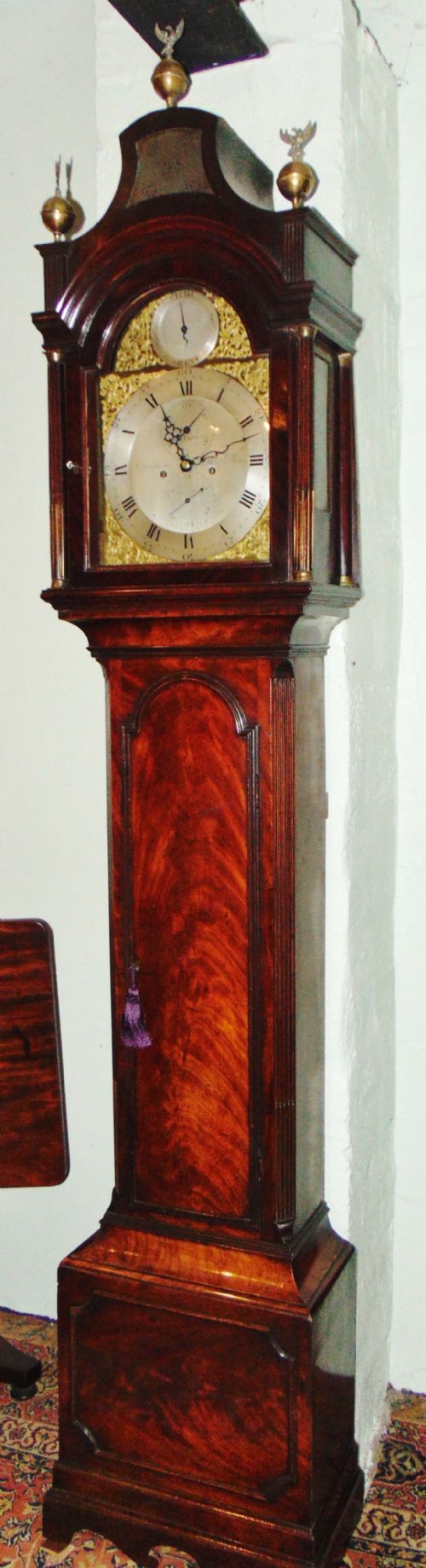 Georgian Mahogany London Longcase Clock. Circa 1775