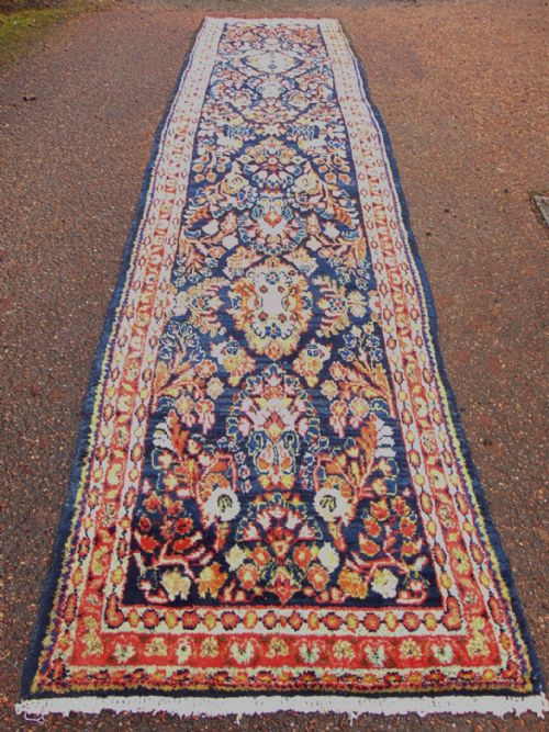 Antique Persian Mahal Long Runner Circa 1920