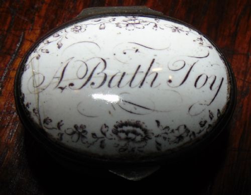 Georgian Battersea Enamel Patch Box. Circa 1775